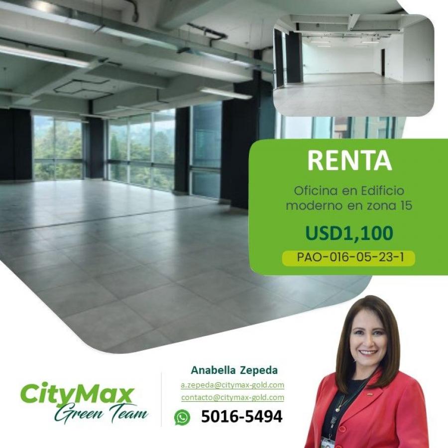 Foto Oficina en Renta en Guatemala, Guatemala - U$D 1.100 - OFR25338 - BienesOnLine