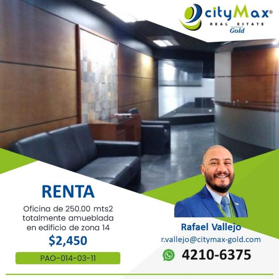 Foto Oficina en Renta en Guatemala, Guatemala - U$D 2.450 - OFR19463 - BienesOnLine