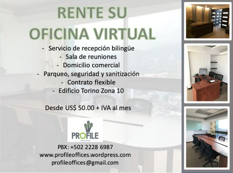 Foto Oficina en Renta en zona 10, Guatemala - U$D 50 - OFR4534 - BienesOnLine