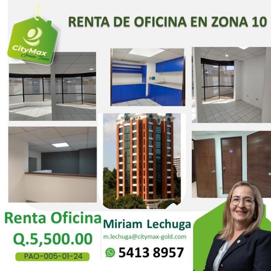 Foto Oficina en Renta en Guatemala, Guatemala - Q 5.500 - OFR36942 - BienesOnLine