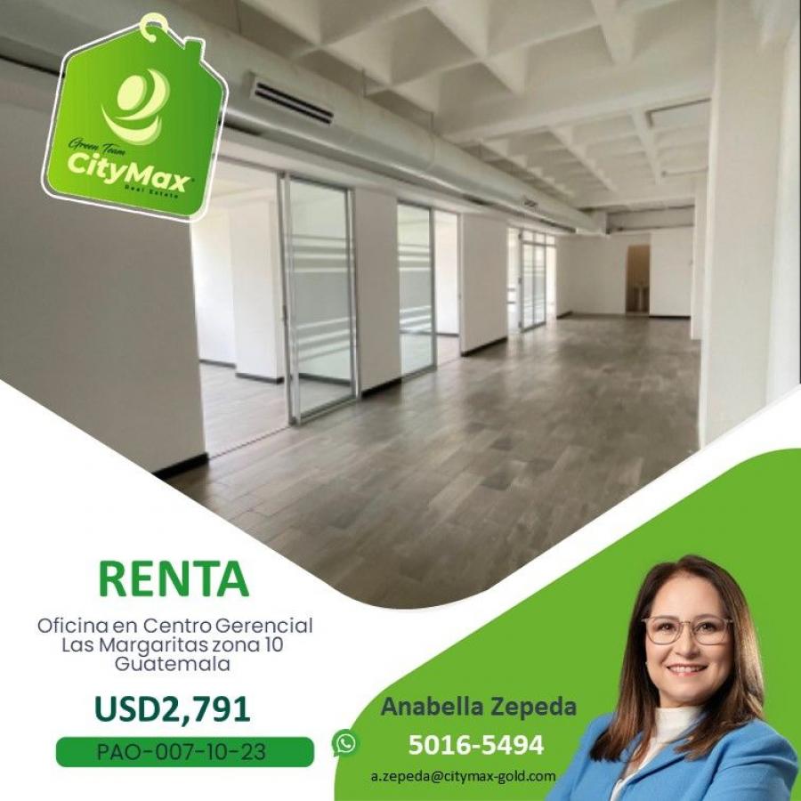 Renta de oficina en zona 10 Guatemala