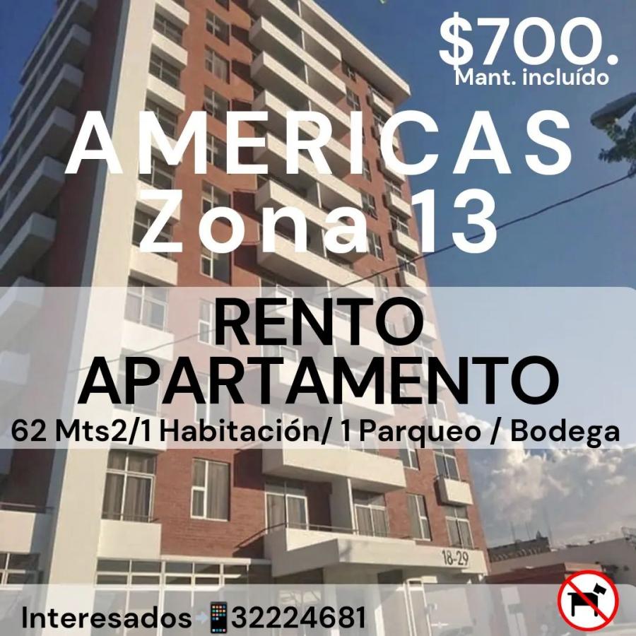 Foto Apartamento en Renta en Guatemala, Guatemala - U$D 700 - APR43482 - BienesOnLine