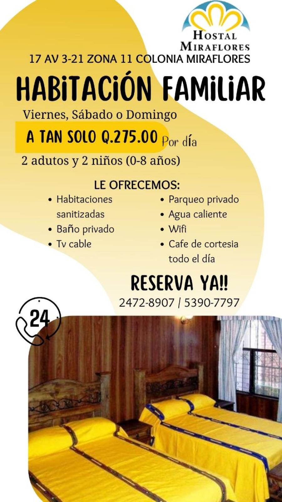 Foto Hotel en Renta Vacacional en Guatemala, Guatemala - Q 275 - HO16205 - BienesOnLine