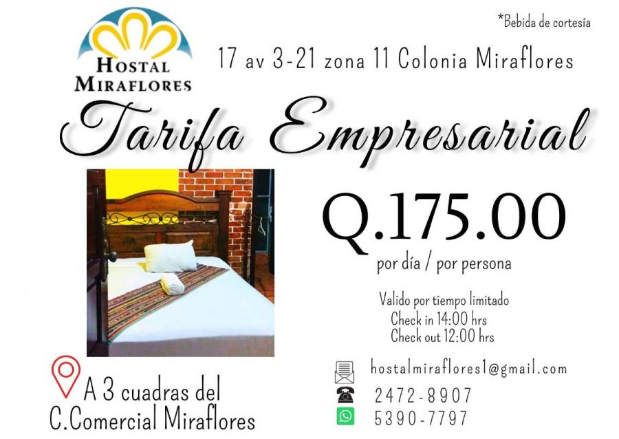 Foto Hotel en Renta Vacacional en Guatemala, Guatemala - Q 175 - HO10294 - BienesOnLine