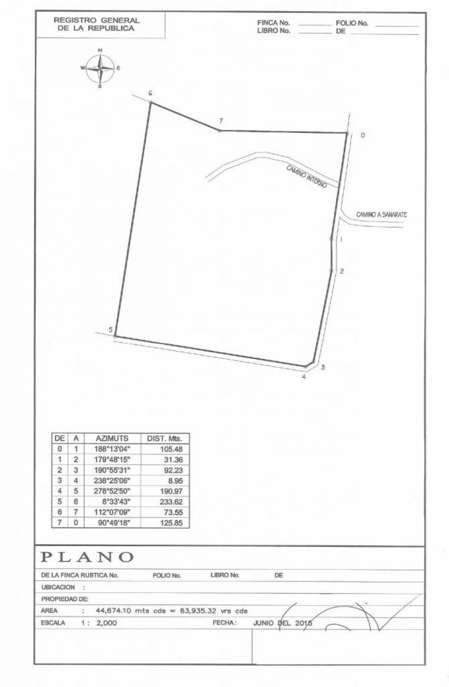 Foto Terreno en Venta en Sanarate, El Progreso - U$D 471.800 - TEV19235 - BienesOnLine