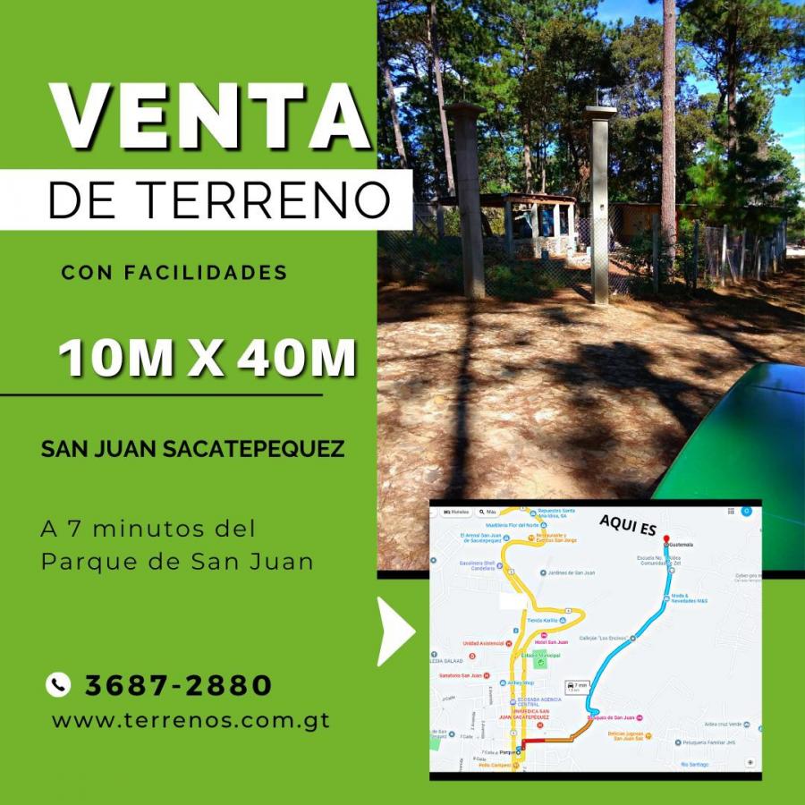 Terreno en venta en San Juan Sacatepéquez