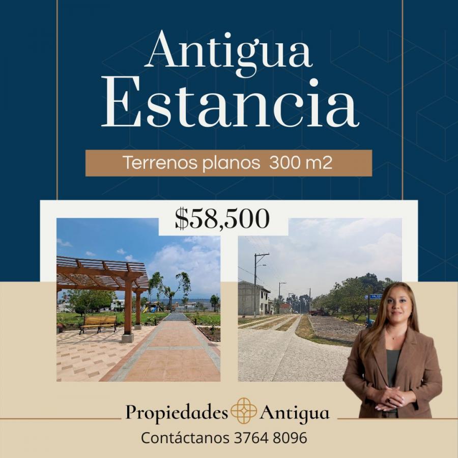 TERRENOS PLANOS GRANDES CONDOMINIO ANTIGUA ESTANCIA