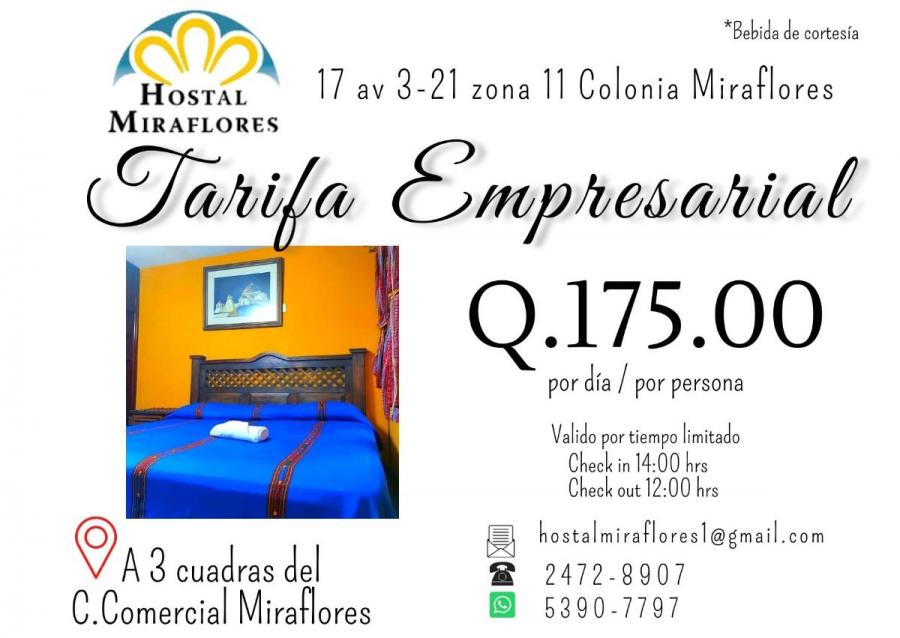 Foto Hotel en Renta Vacacional en Guatemala, Guatemala - Q 175 - HO10253 - BienesOnLine