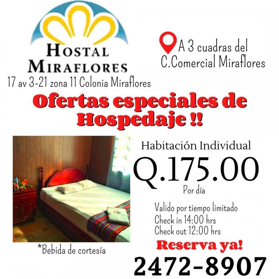 Foto Hotel en Renta Vacacional en Guatemala, Guatemala - Q 175 - HO10258 - BienesOnLine