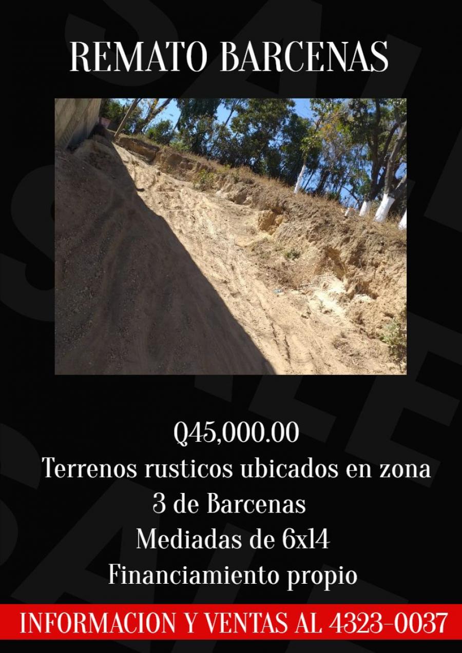 Foto Terreno en Venta en guatemala ciudad barcenas zona 3, Guatemala - Q 45.000 - TEV2179 - BienesOnLine