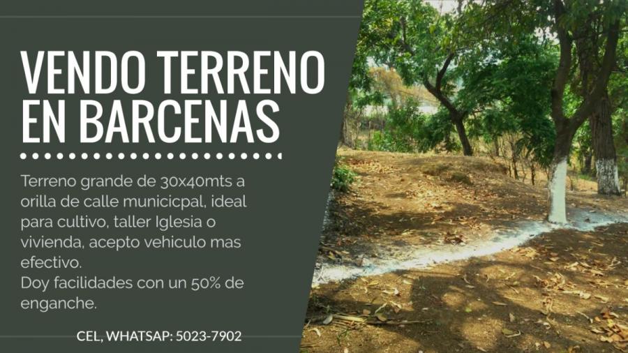 Vendo Terreno en Barcenas