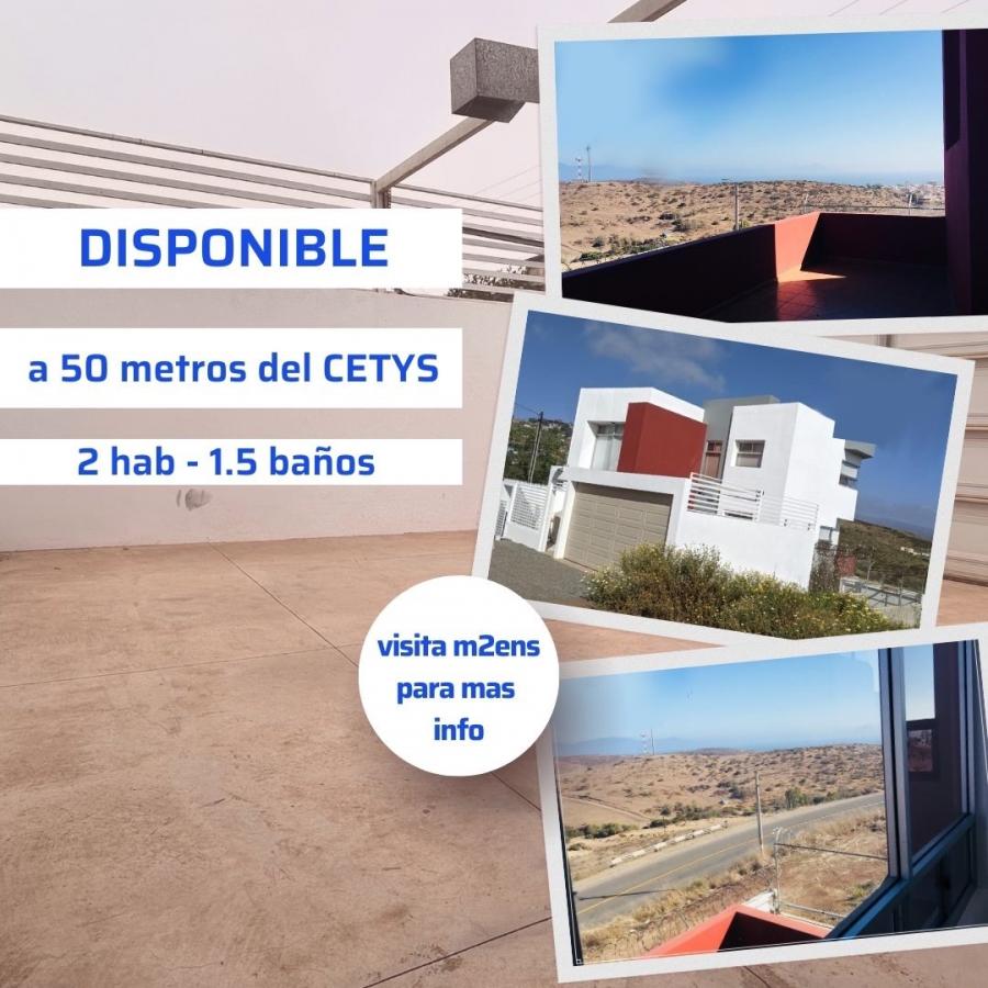 CASA en RENTA (2hab, 1.5 baños)  a 50 metros del CETYS