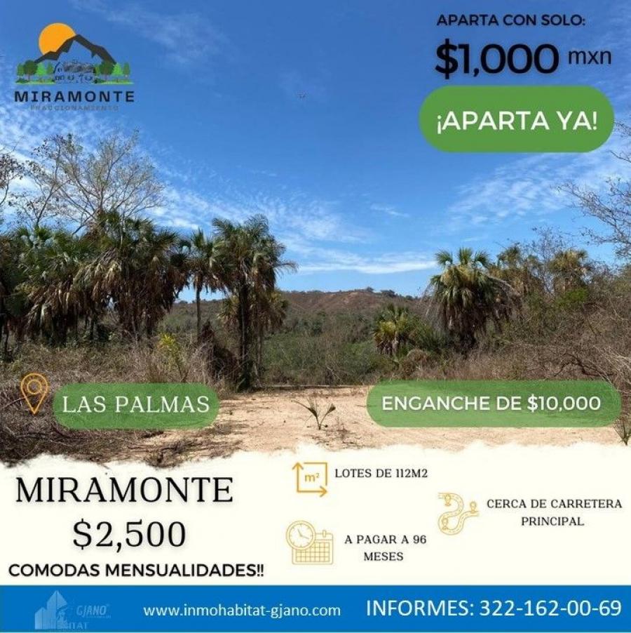 HERMOSOS TERRENOS EN FRACCIONAMIENTO – MIRAMONTE.