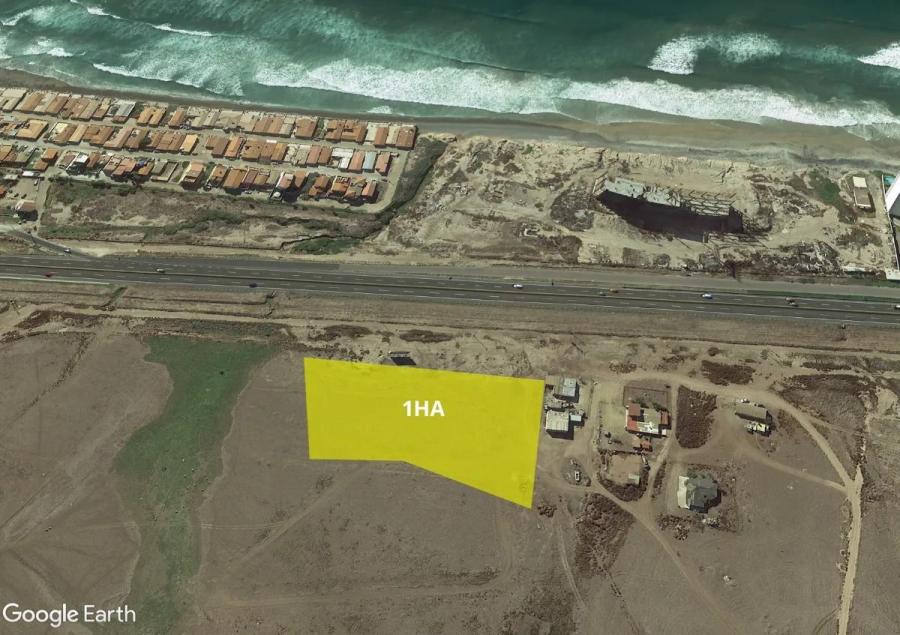 Terreno frente al mar en Venta, P. de Rosarito, A. Ejido Mazatlán.