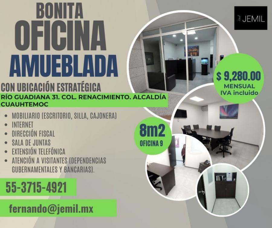 Foto Oficina en Renta en Renacimiento, Cuauhtmoc (CDMX), Distrito Federal - $ 9.280 - OFR333326 - BienesOnLine