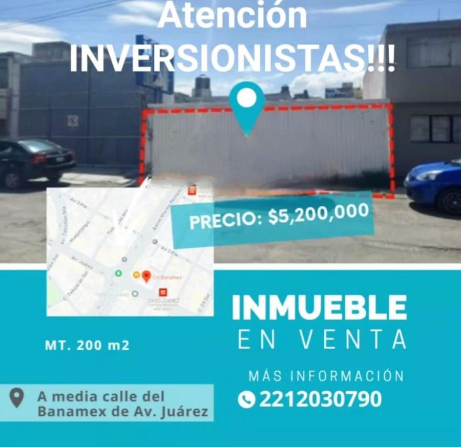 Foto Terreno en Venta en La Paz, Puebla, Puebla - $ 5.200.000 - TEV356715 - BienesOnLine