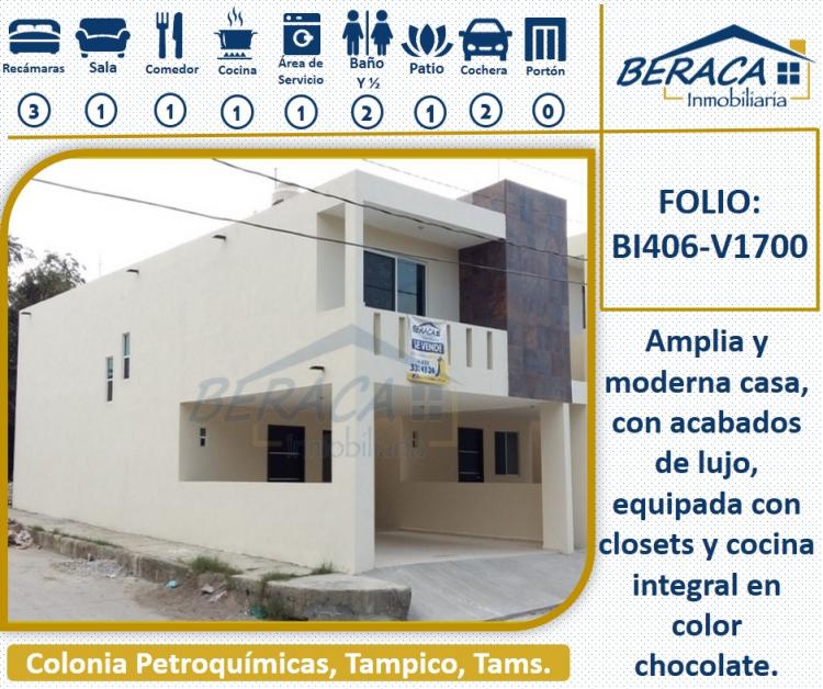 Casa en Venta en Col. Petroquimicas, Tampico, Tamaulipas - $  -  CAV216718 - BienesOnLine