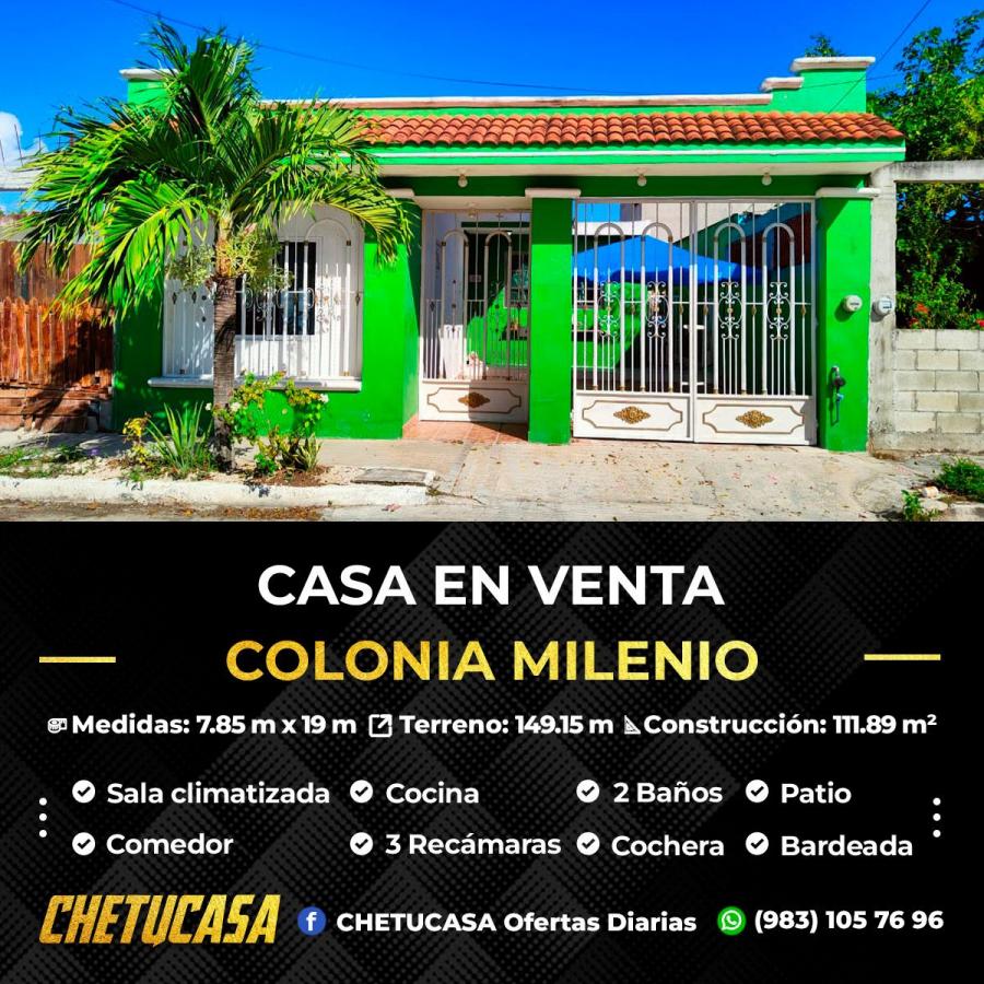 Foto Casa en Venta en Colonia El Milenio, Othón P Blanco, Quintana Roo - CAV346639 - BienesOnLine