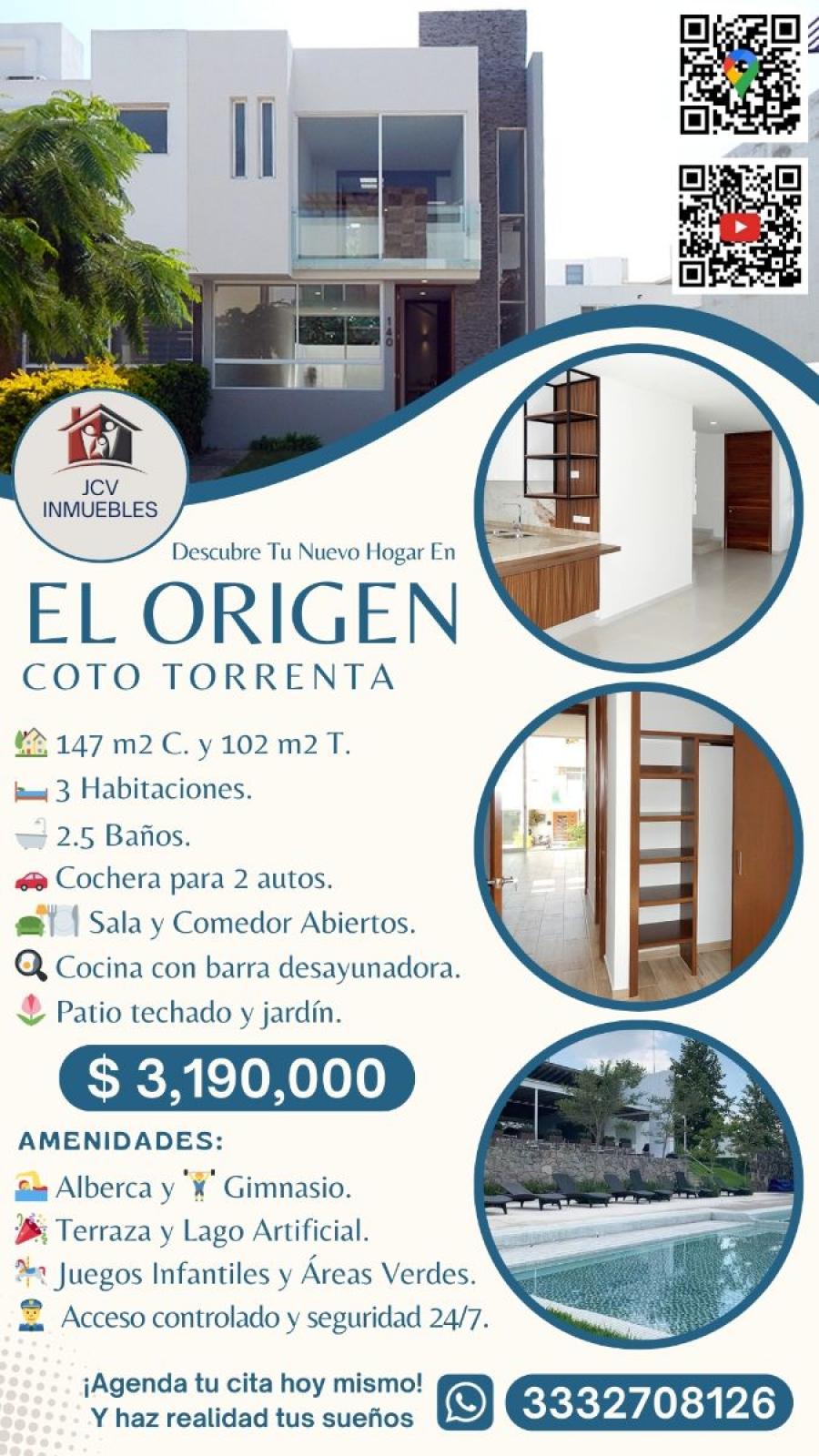 Foto Casa en Venta en El Origen, Tlajomulco de Zúñiga, Jalisco - $ 3.190.000 - CAV357692 - BienesOnLine