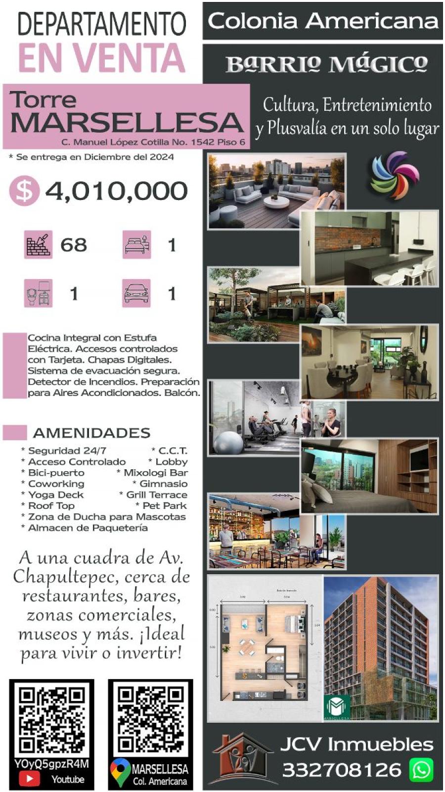 Foto Departamento en Venta en Americana, Guadalajara, Jalisco - $ 4.010.000 - DEV357118 - BienesOnLine