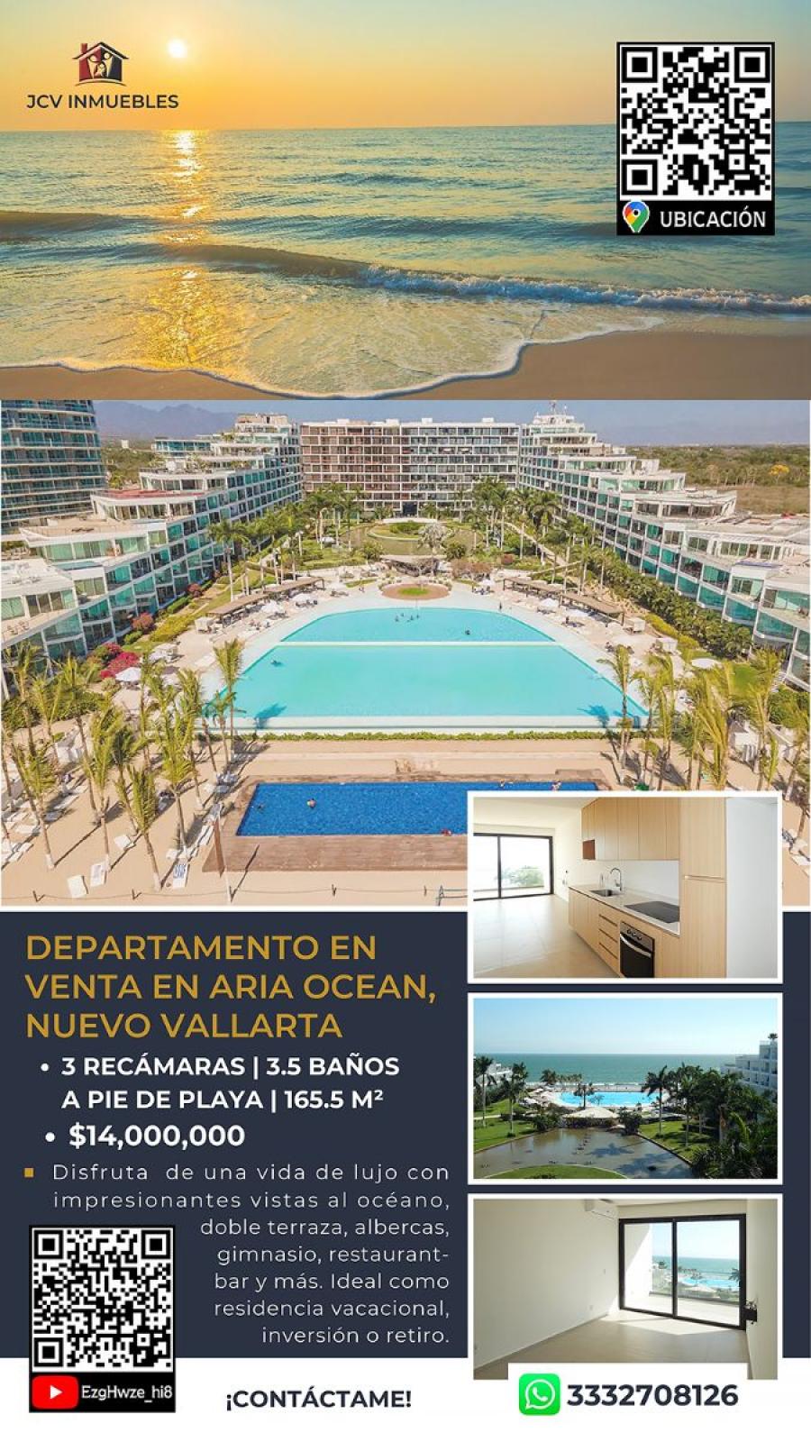 Departamento en Venta en Flamingos Nuevo Vallarta, Nayarit