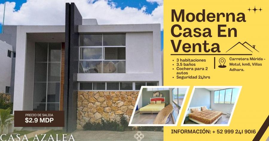 Foto Casa en Venta en Carretera Mérida - Motul., Mérida, Yucatan - $ 2.900.000 - CAV357404 - BienesOnLine