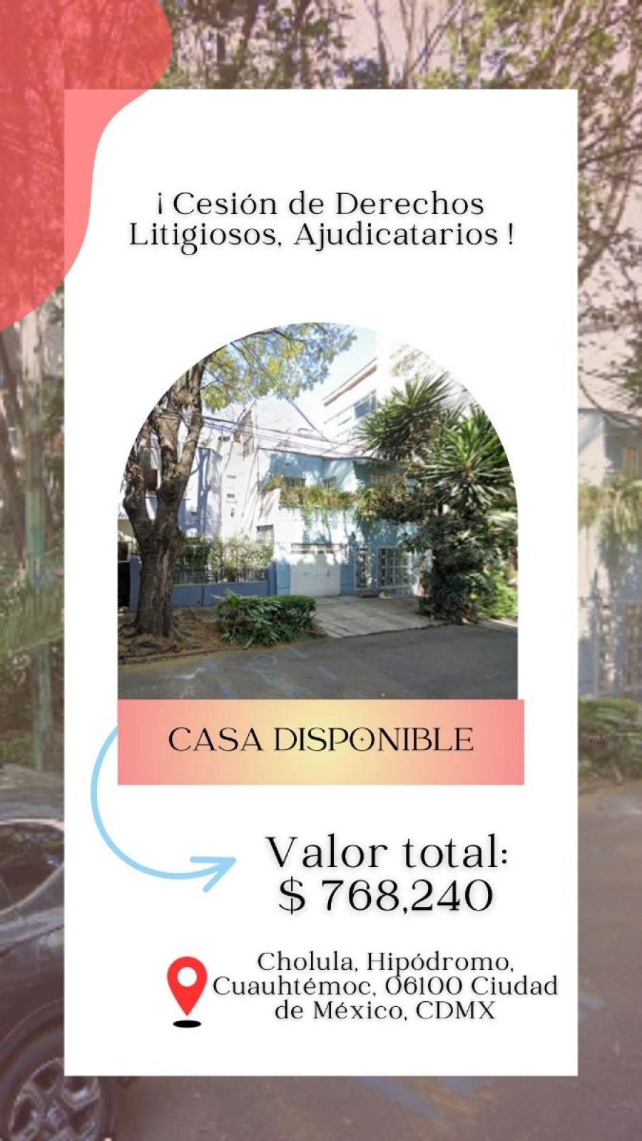 Foto Casa en Venta en CONDESAS, Cuauhtémoc, Distrito Federal - $ 768.240 - CAV353141 - BienesOnLine