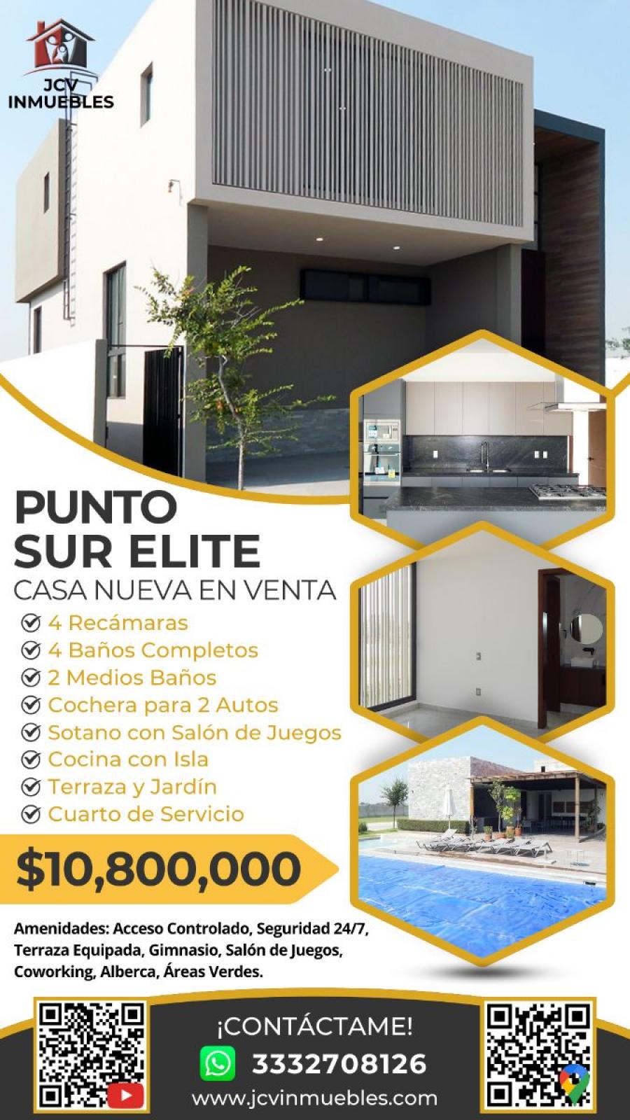 Foto Casa en Venta en Punto Sur Elite, Tlajomulco de Zúñiga, Jalisco - $ 10.800.000 - CAV357433 - BienesOnLine