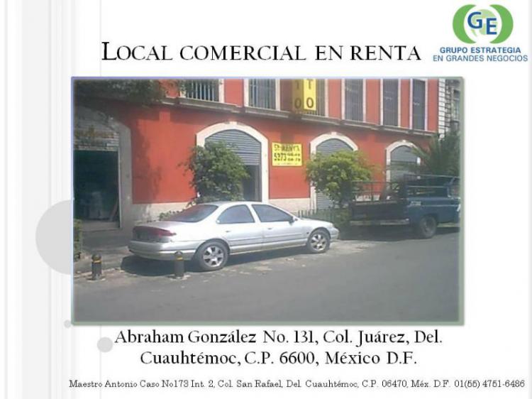 Foto Local en Renta en Juarez, Cuauhtémoc, Distrito Federal - $ 21.000 - LOR71150 - BienesOnLine