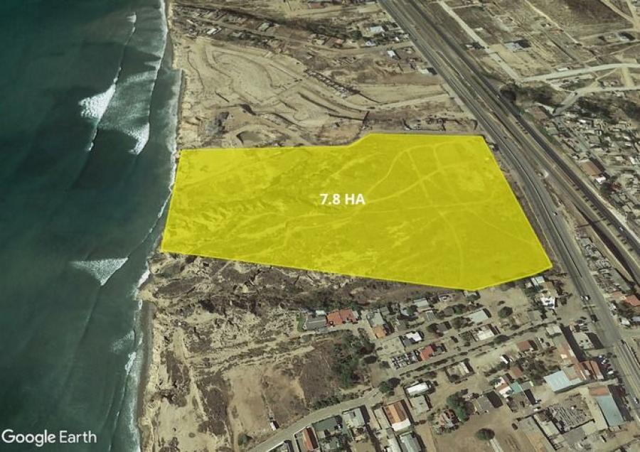 Macro Terreno Frente al Mar en Venta, 7.8HA en Rosarito, B.C.