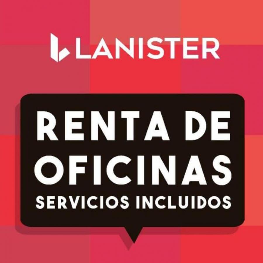 RENTA DE LAS OFICINAS EN LANISTER CON PROMOCION PARA 5 PERSONAS