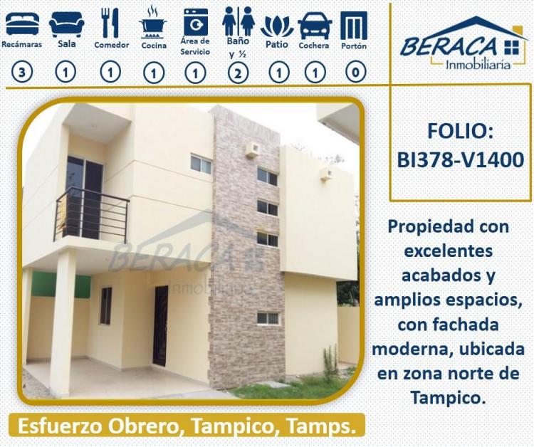 Se Vende Casa Col. Esfuerzo Obrero, Tampico, Tams