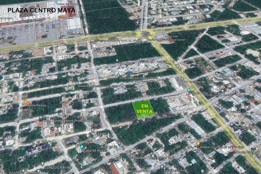 Terreno 2000 m2 en Playa del Carmen