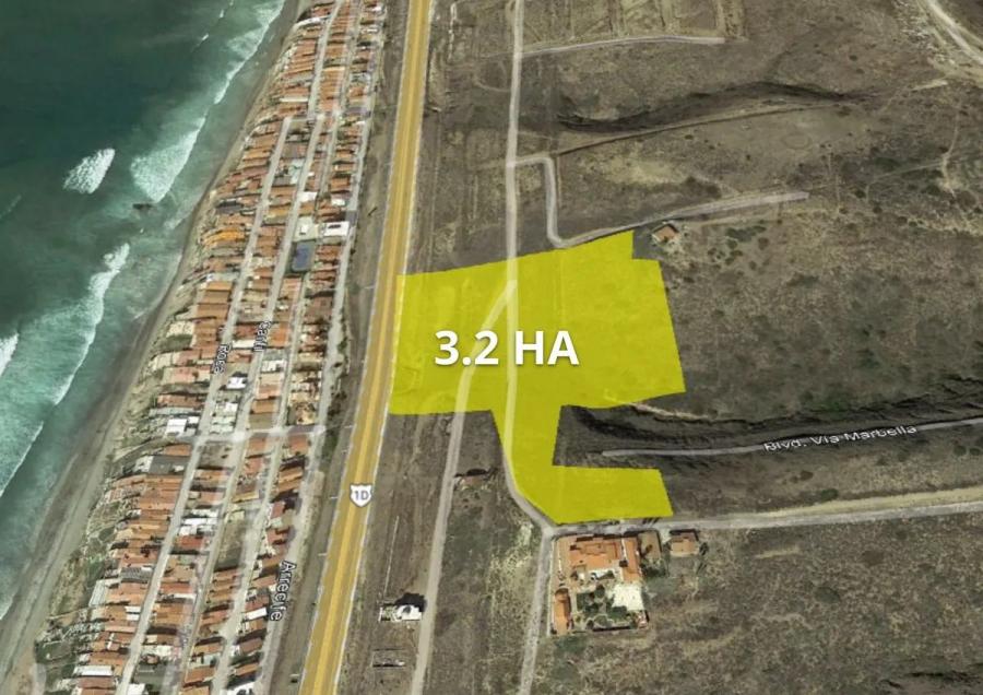 Terreno de 3.2HA en Venta frente al mar, San Antonio del Mar.