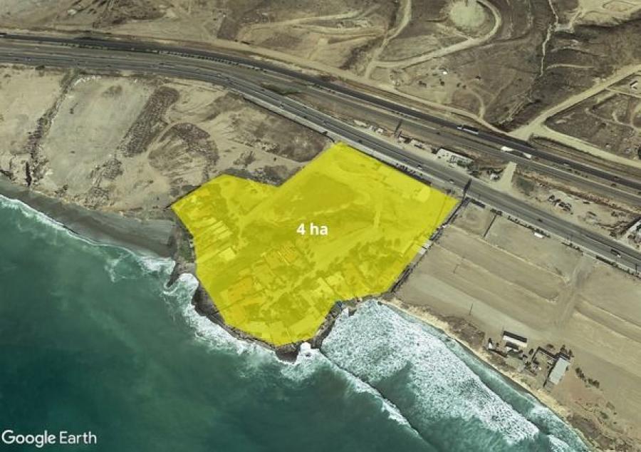 Terreno en venta de 4 HA en Playas de Rosarito, Centro.