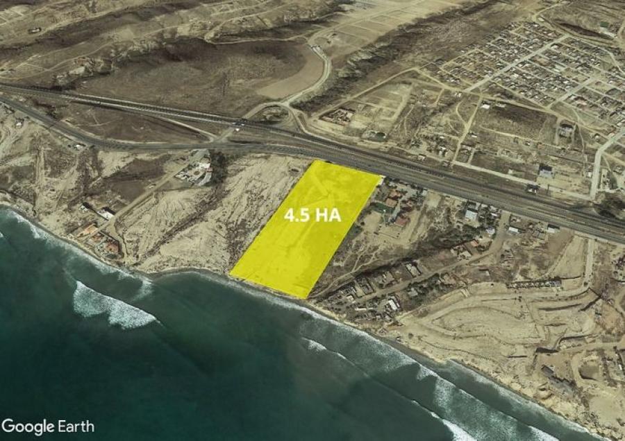 Terreno en Venta de 4.5 HA en Puerto Nuevo, Playas de Rosarito.