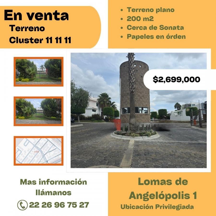 Foto Terreno en Venta en LOMAS DE ANGELOPOLIS 1, Puebla, Puebla - $ 2.699.000 - TEV355999 - BienesOnLine