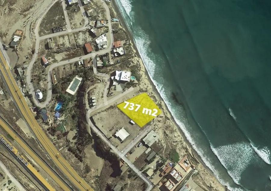 Terreno en Venta frente al mar ubicado en P. de Rosarito, Baja del Mar