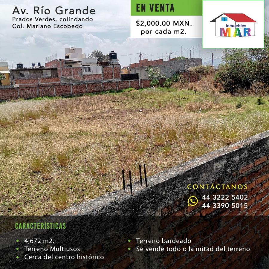 Foto Terreno en Venta en Padros Verdes colindando Mariano Escobedo, Morelia, Michoacan de Ocampo - $ 2.000 - TEV354324 - BienesOnLine