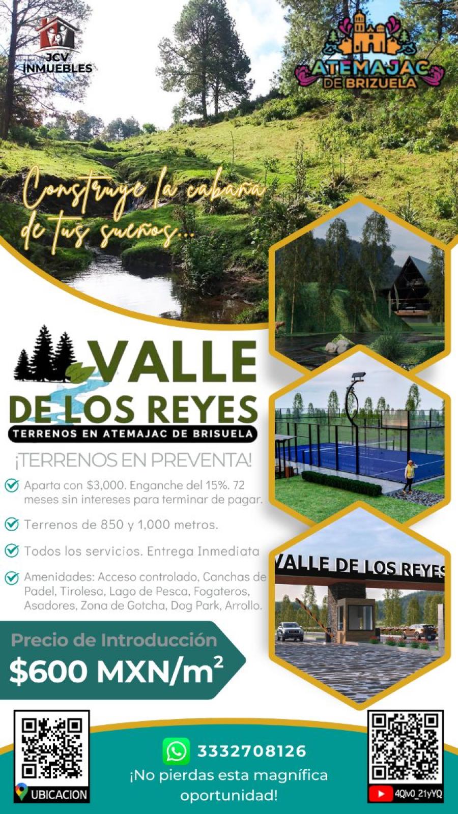 Foto Terreno en Venta en Atemajac De Brizuela, Atemajac de Brizuela, Jalisco - $ 600 - TEV356477 - BienesOnLine