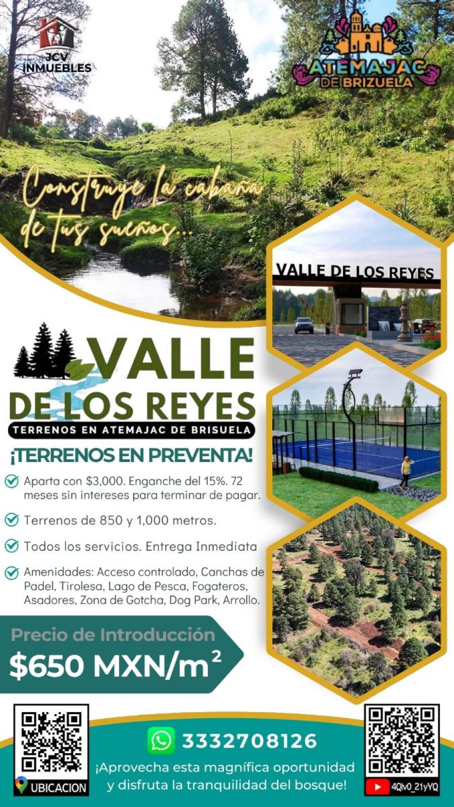 Terreno en Venta en Atemajac De Brizuela Atemajac de Brizuela, Jalisco