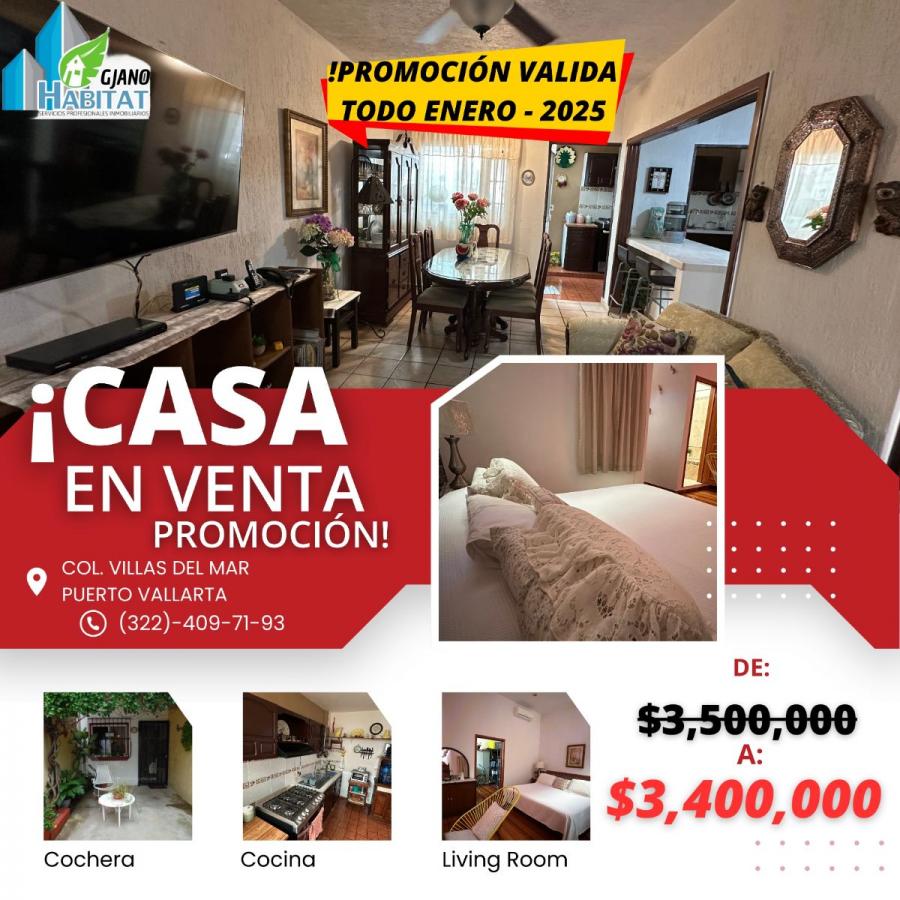 VENDO CASA EN PUERTO VALLARTA COL. VILLAS DEL MAR