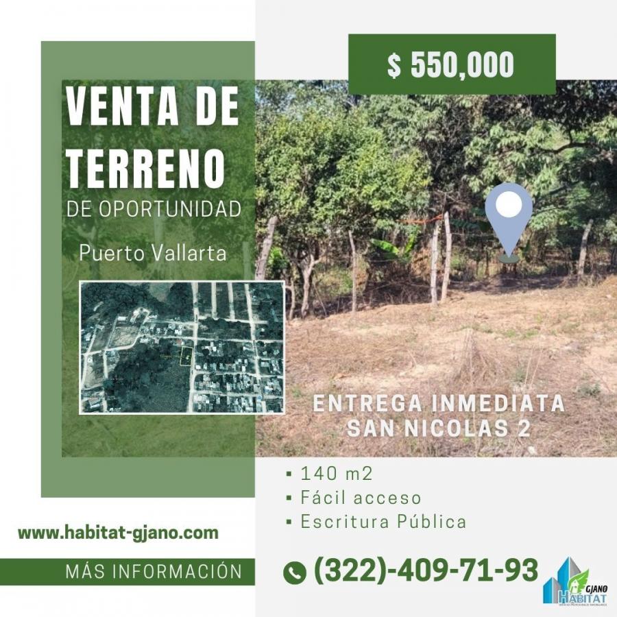 VENDO TERRENO A UNOS METROS DEL CAMPO DE GOLF VISTA VALLARTA