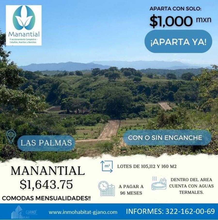 Foto Terreno en Venta en LAS PALMAS, Puerto Vallarta, Jalisco - $ 86.400 - TEV356030 - BienesOnLine