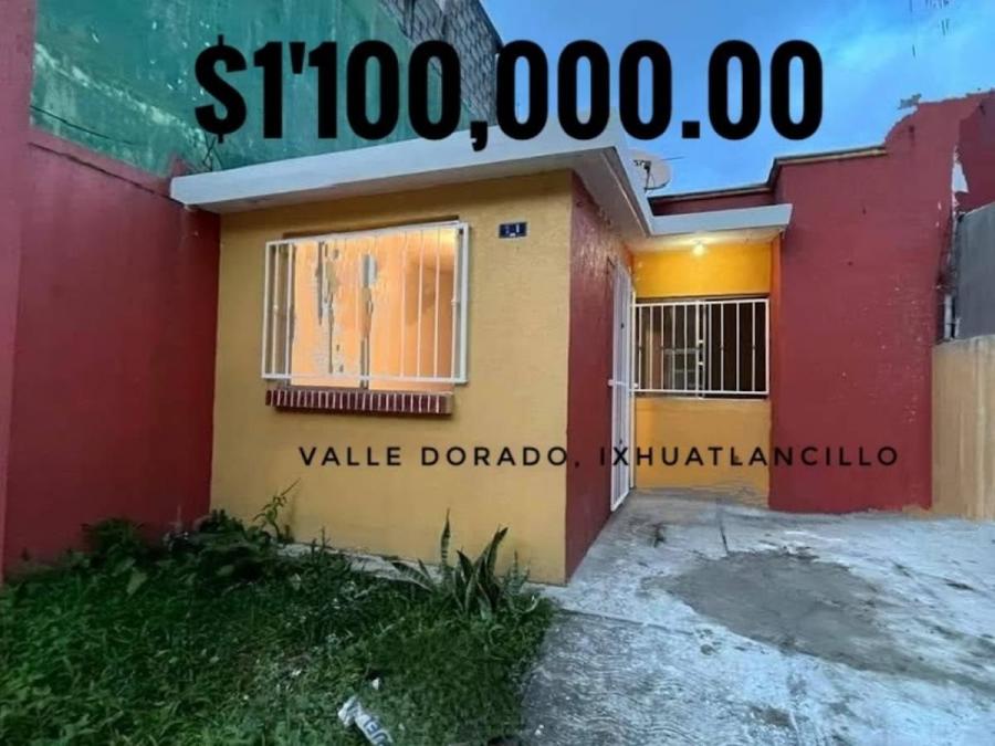 VENTA DE CASA EN VALLE DORADO, IXHUATLANCILLO