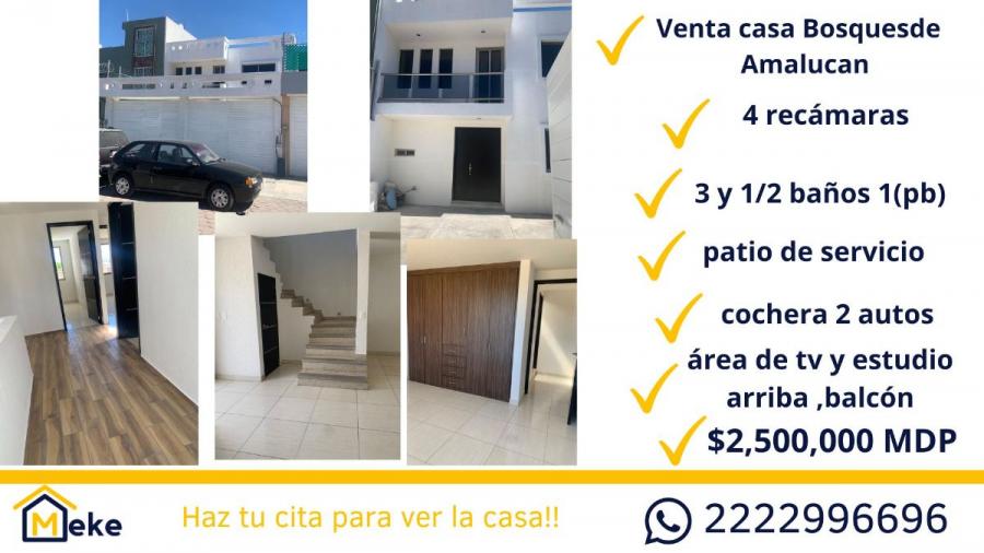 Foto Casa en Venta en amalucan, Puebla, Puebla - $ 2.500.000 - CAV343607 - BienesOnLine