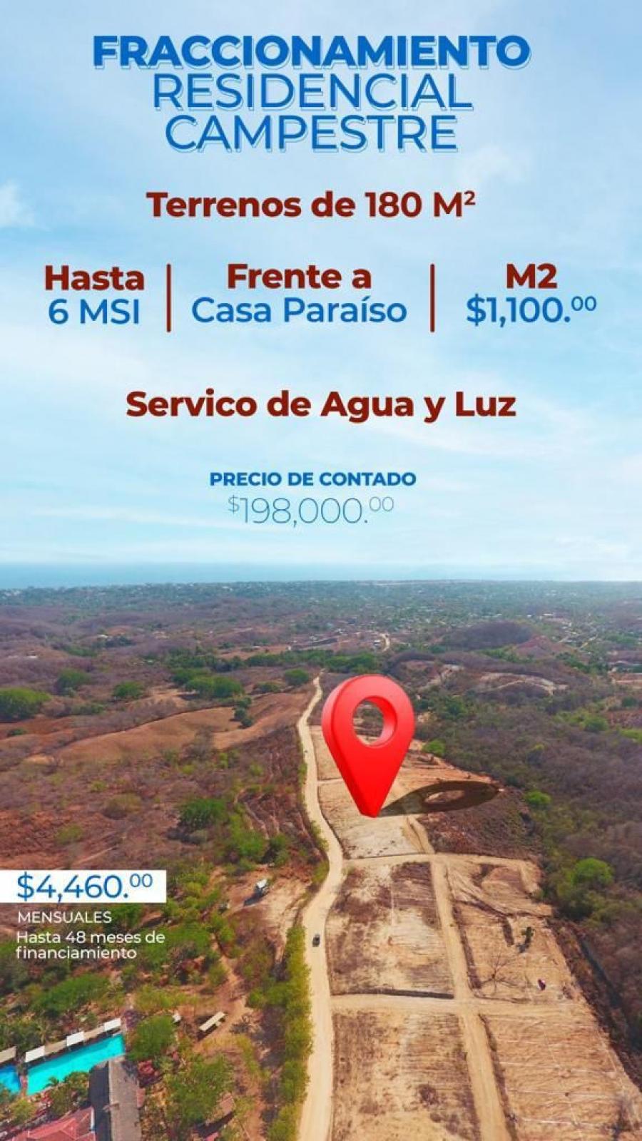 Foto Terreno en Venta en SAN MIGUEL, Puerto Escondido, Oaxaca - $ 198.000 - TEV355036 - BienesOnLine