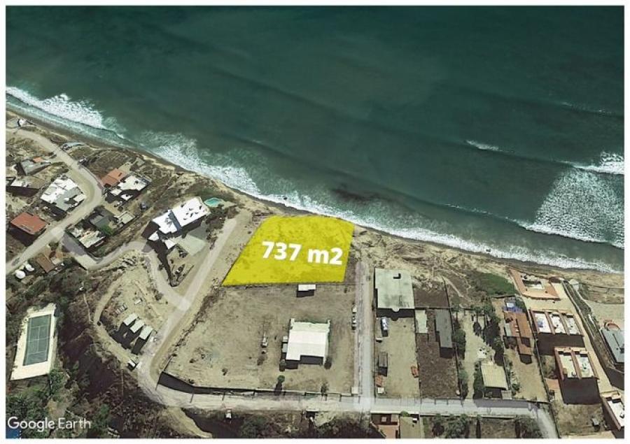 Venta de Terreno con vista al mar en Rosarito, Baja del Mar, 737m2