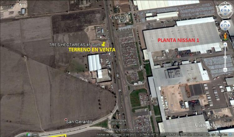 VENTA DE TERRENO DE 3 HECTAREAS  FRENTE A NISSAN 1