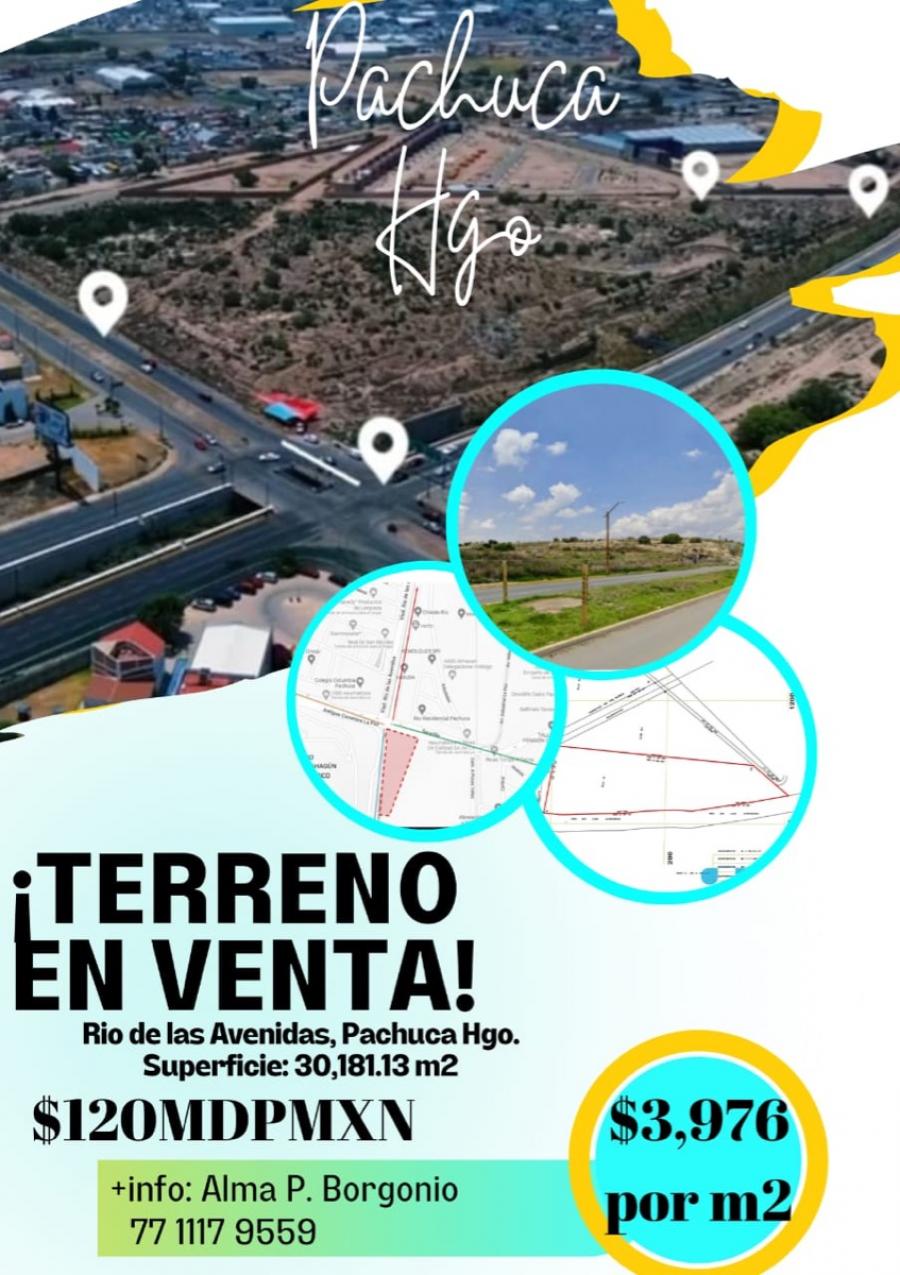 Foto Terreno en Venta en Pachuca de Soto, Hidalgo - 3 hectareas - $ 120.000.173 - TEV354713 - BienesOnLine